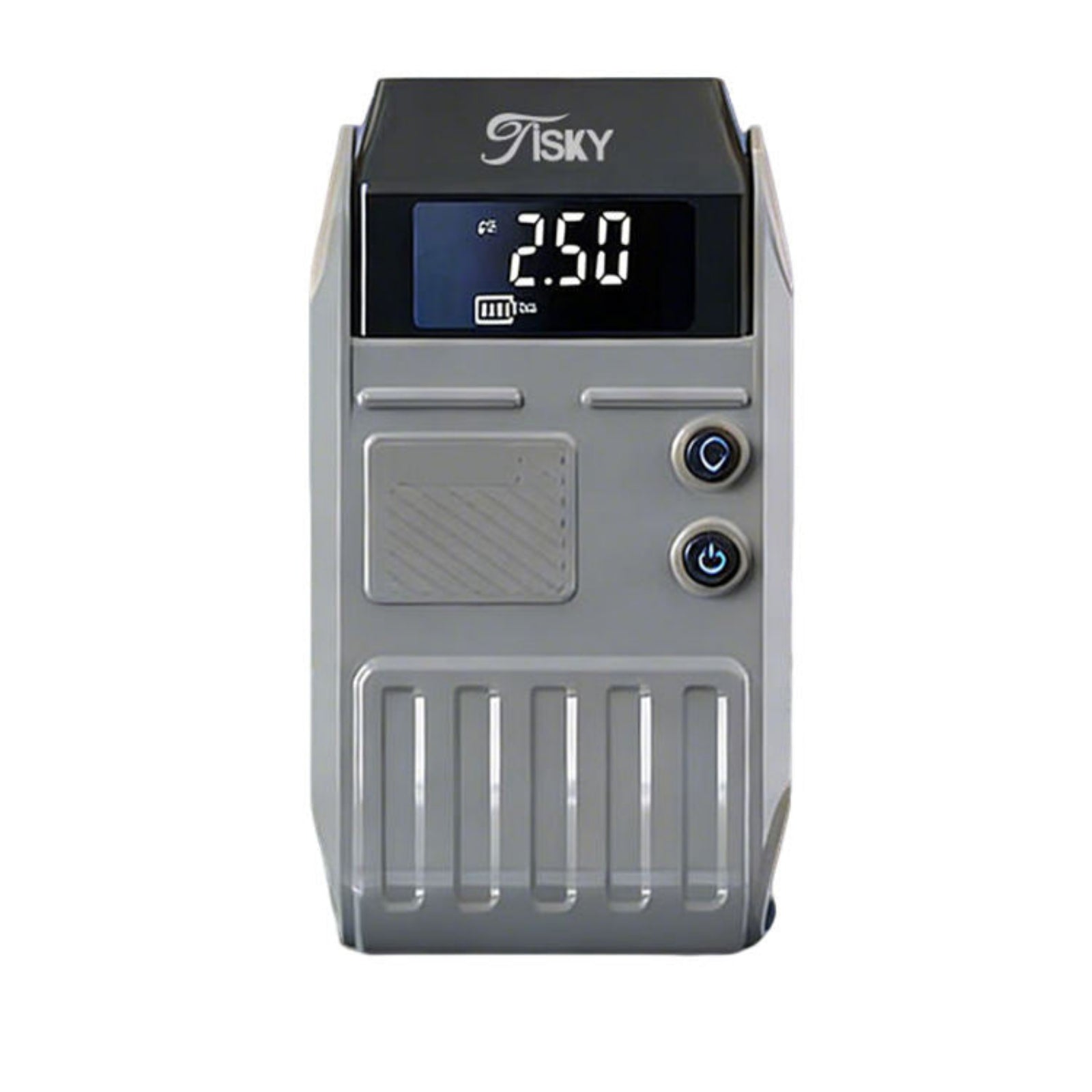 FISKY electronic device with digital display on a white background