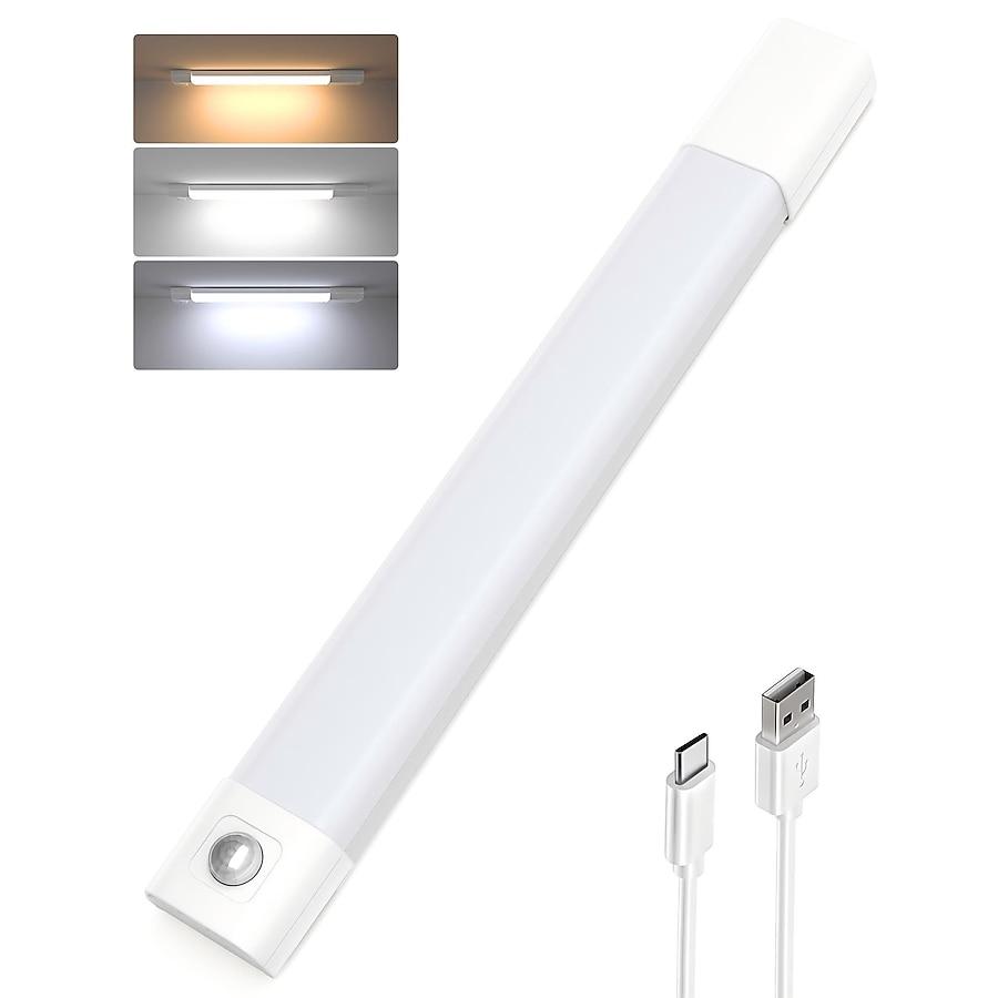Rechargeable Motion Sensor Cabinet Lights – Wireless Magnetic LED Under Cabinet Lighting with Auto ON/80cm 3pcs